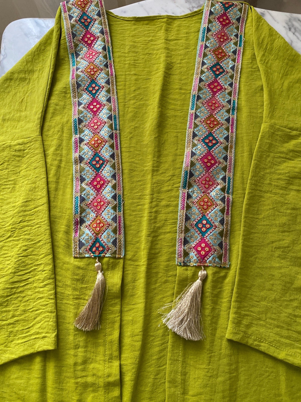 Kimono vert jamais porté