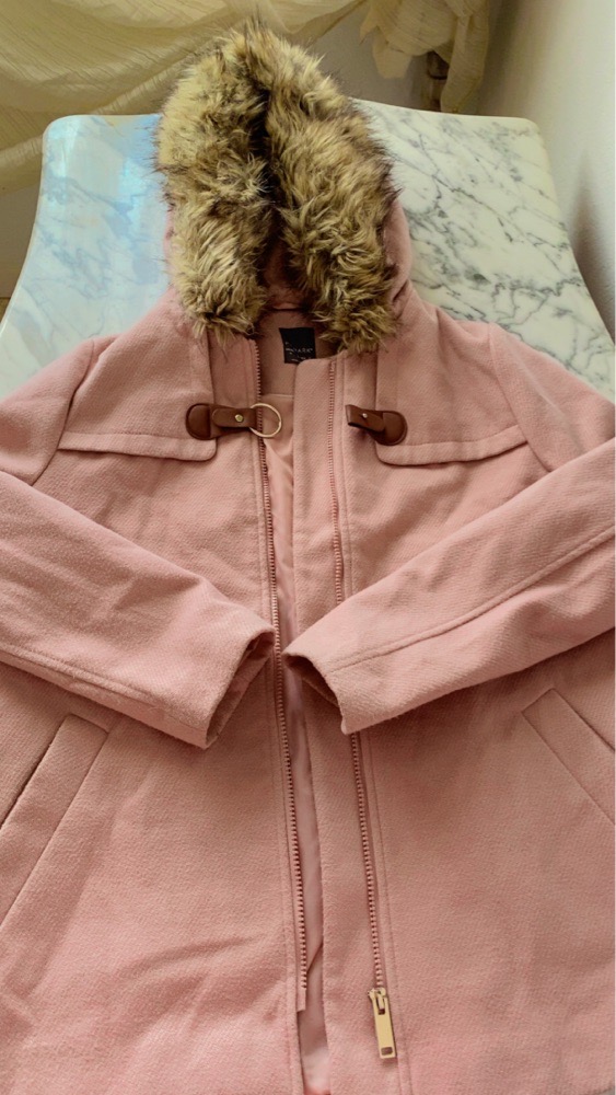Manteau primark rose nude