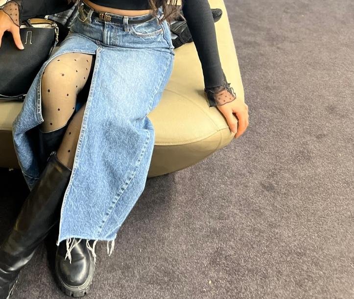 Jupe jean
