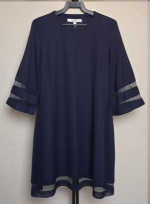 Robe bleu marine