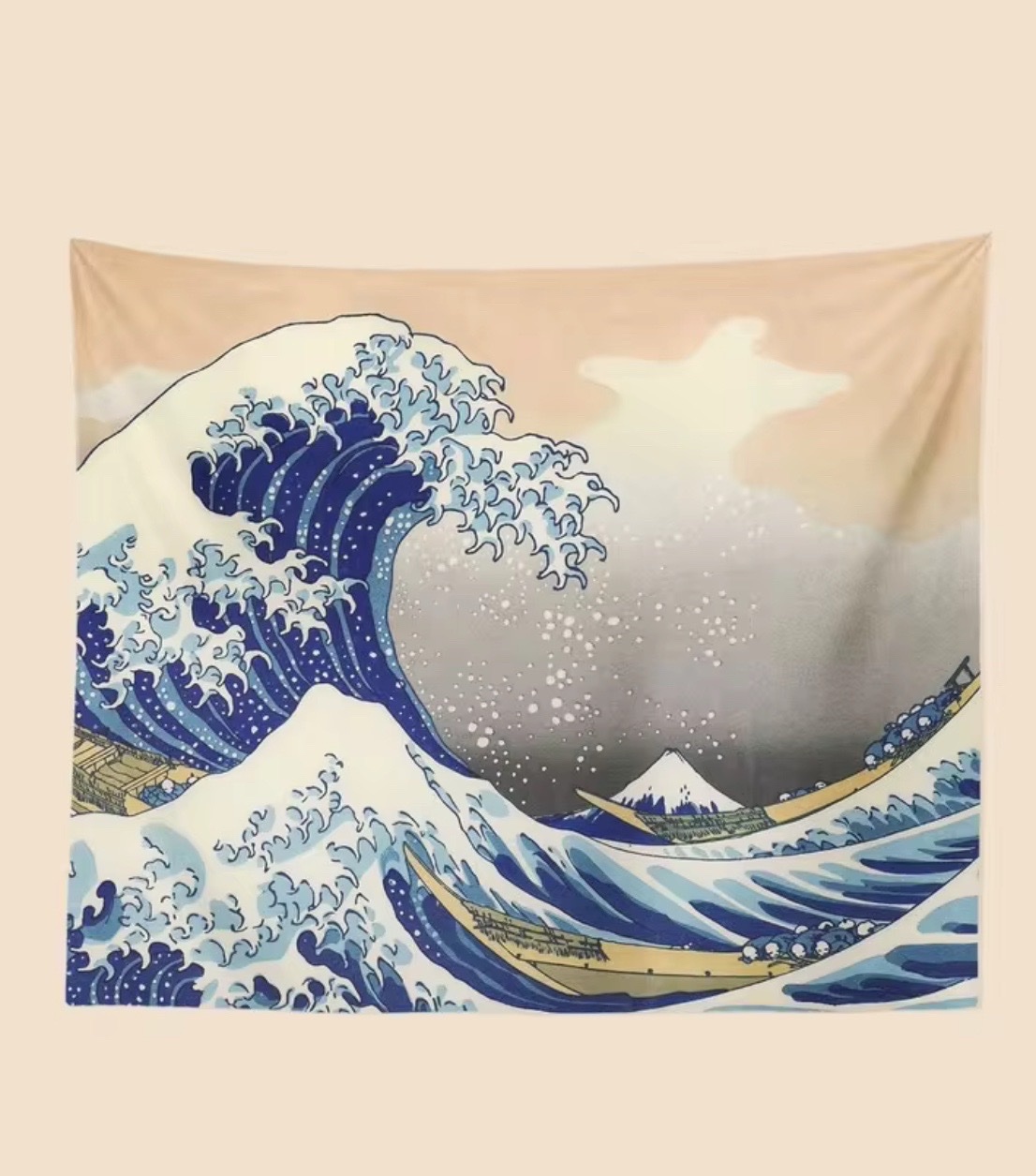 Tapestry "The great Wave off Kanagawa" 