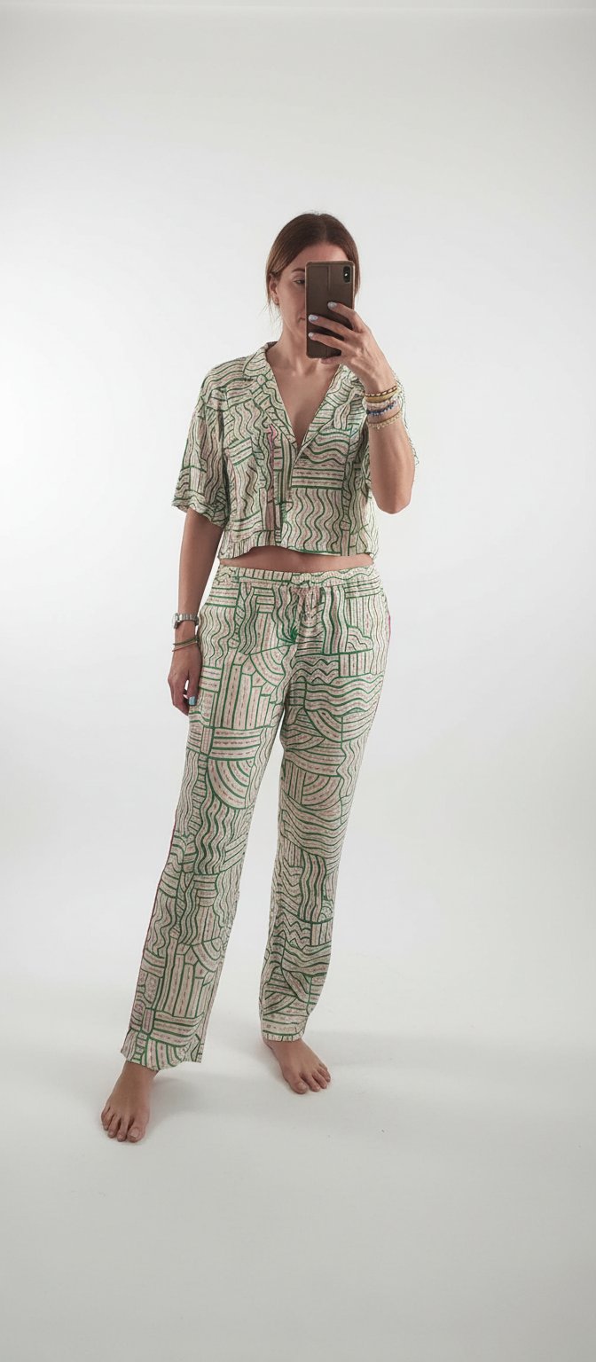Set en lin et viscose