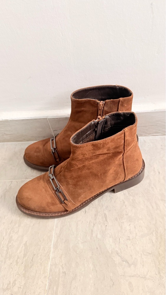 Bottine camel