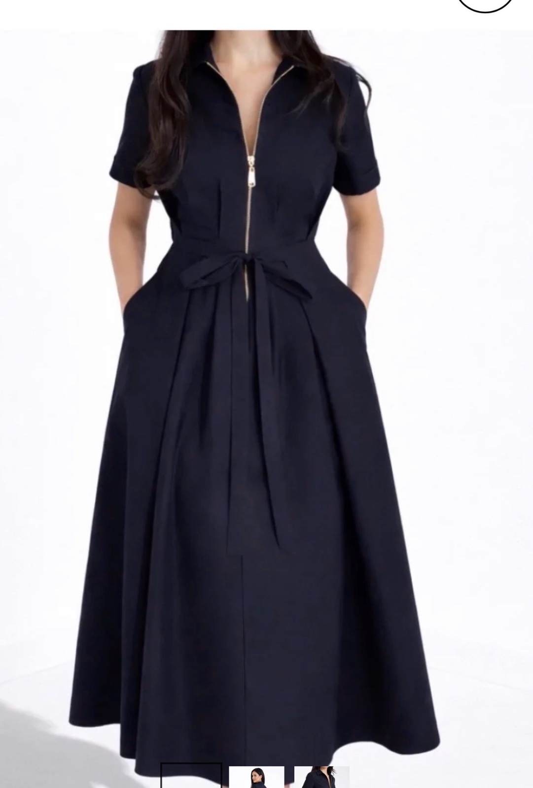 Robe bleu marine