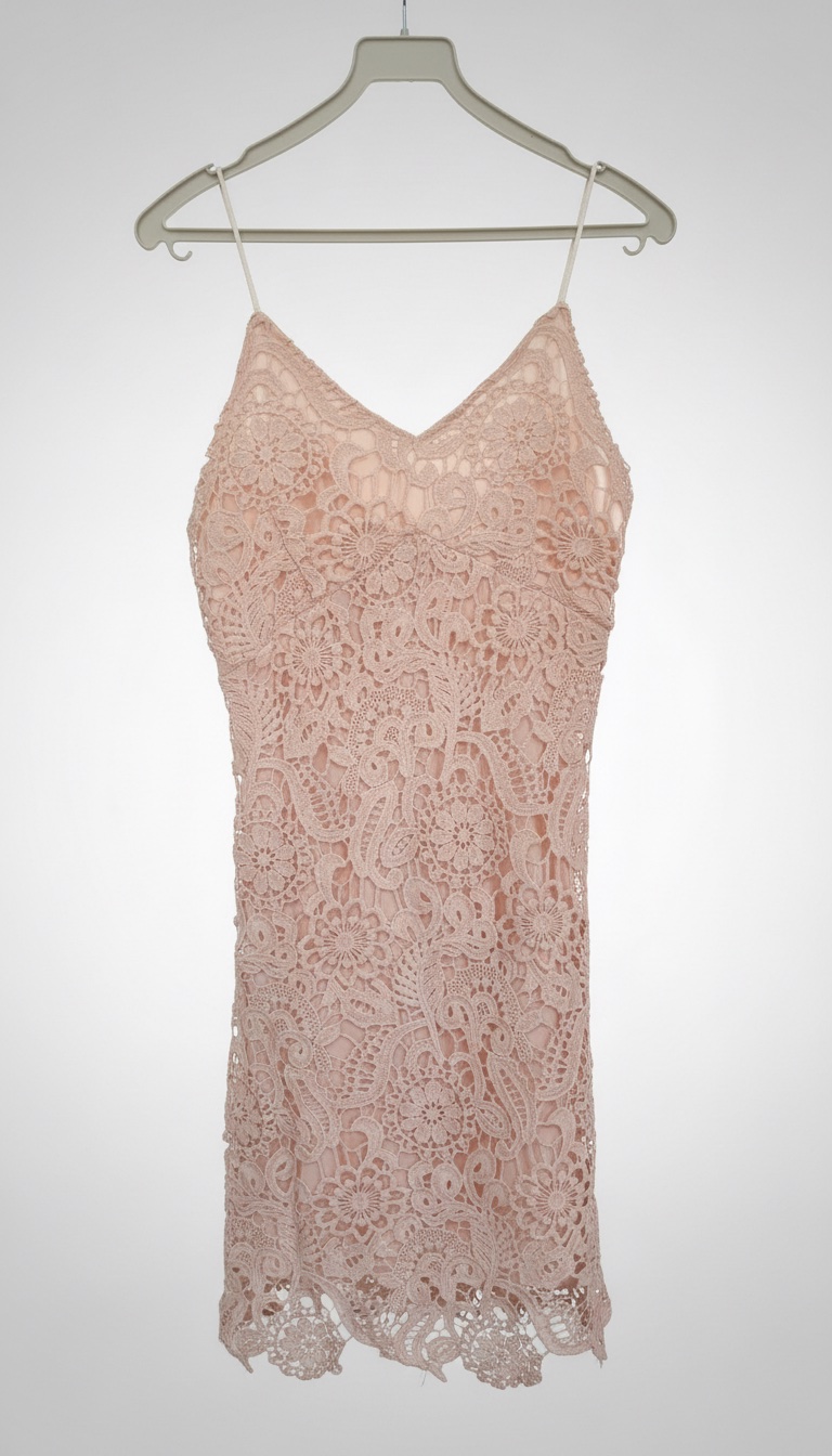 Robe courte rose