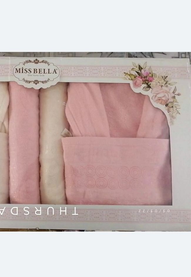 Cape de bain femme en rose + grande serviette jamais porté  