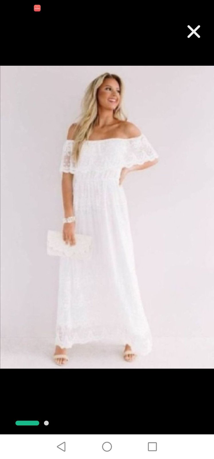 Jolie Robe blanche bohème tt neuf  