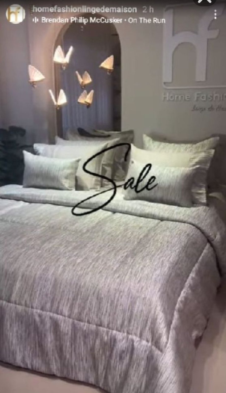 Couvre lit Home Fashion neuf avec étiquette