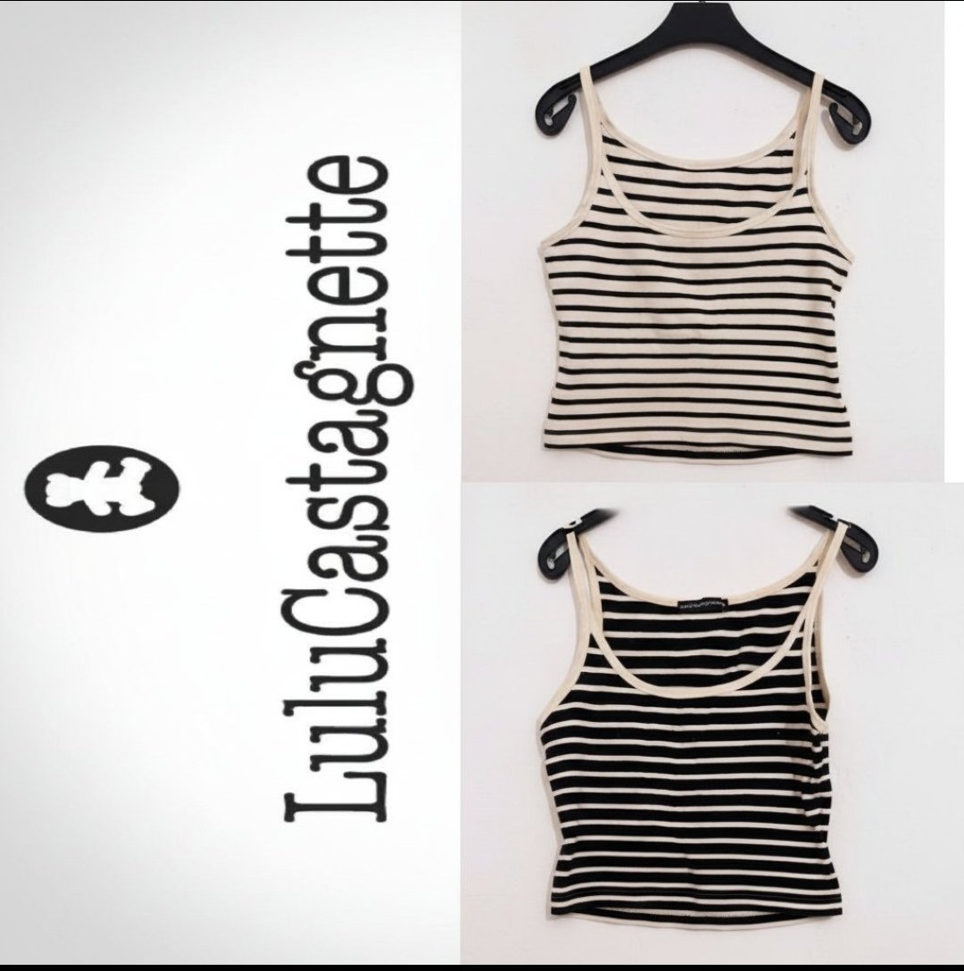 Lot deux Bretelles coton Lulu castagnette S et M  