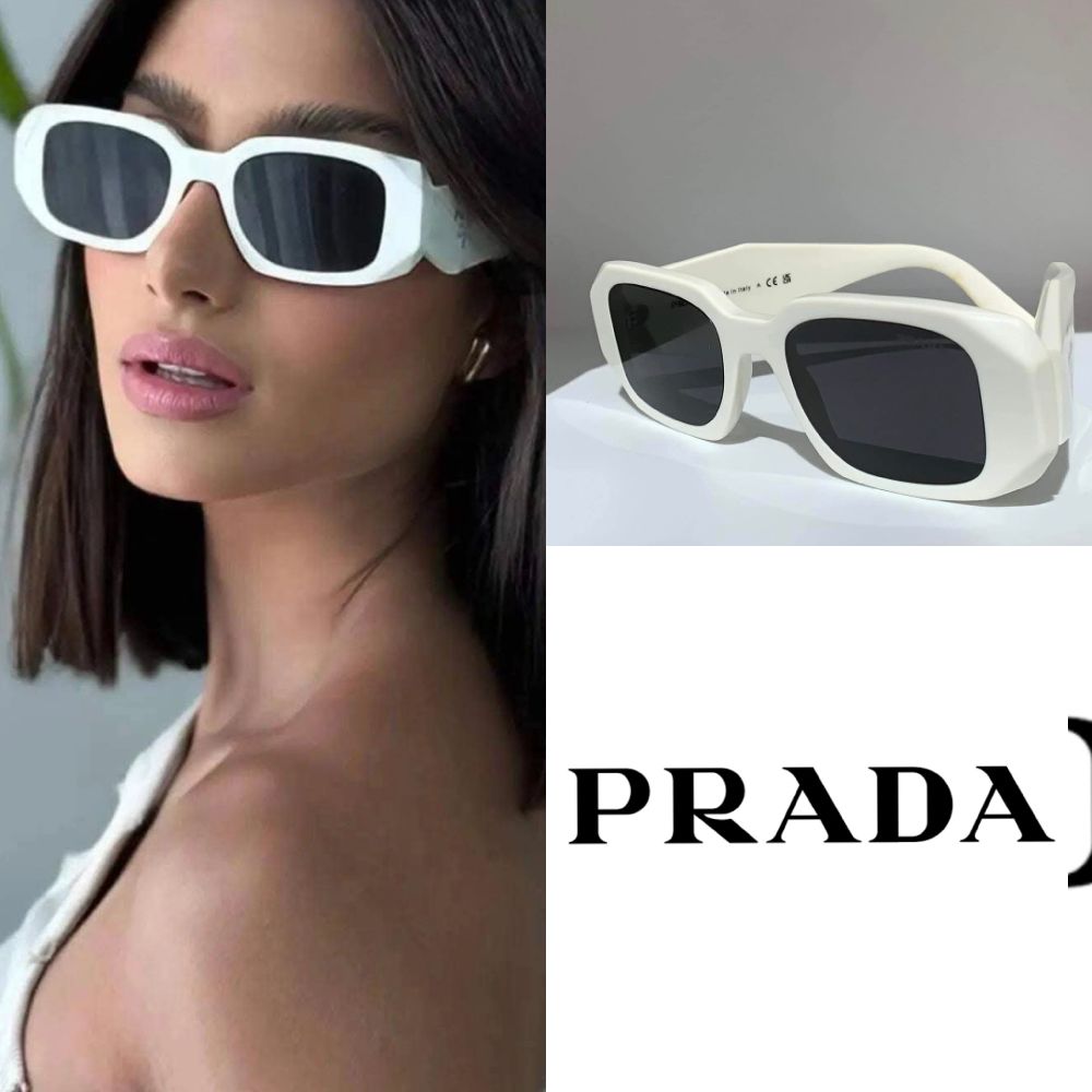 Lunettes Prada blanches