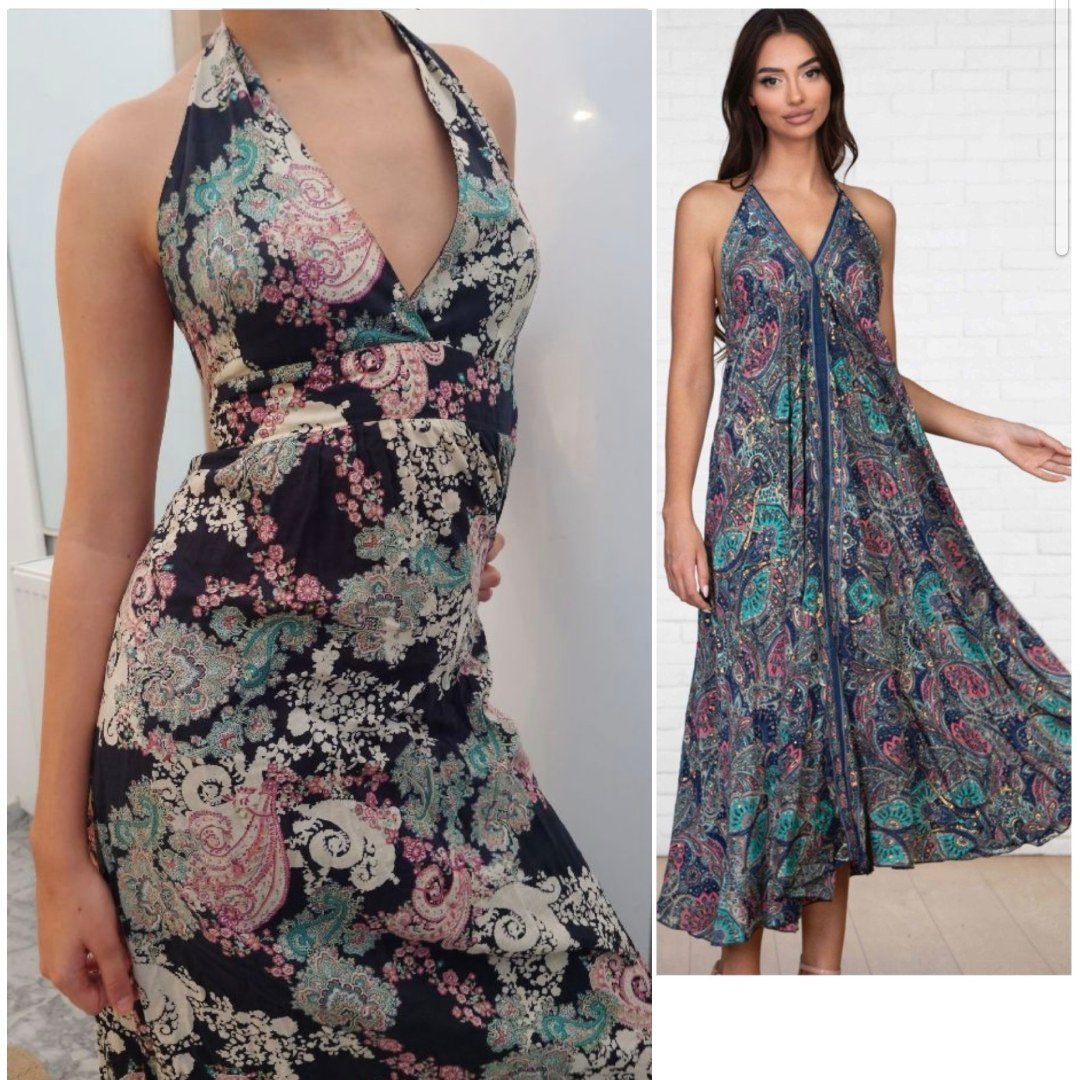 Robe bohème été dos nu