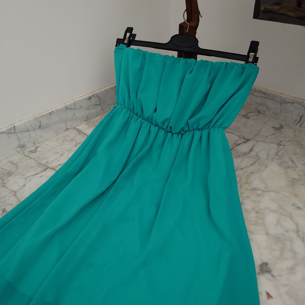 Robe bleu sirène