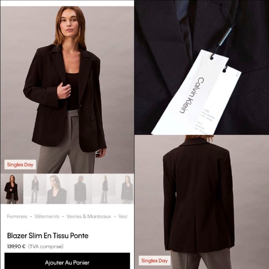 Blazer Calvin Klein tt neuf