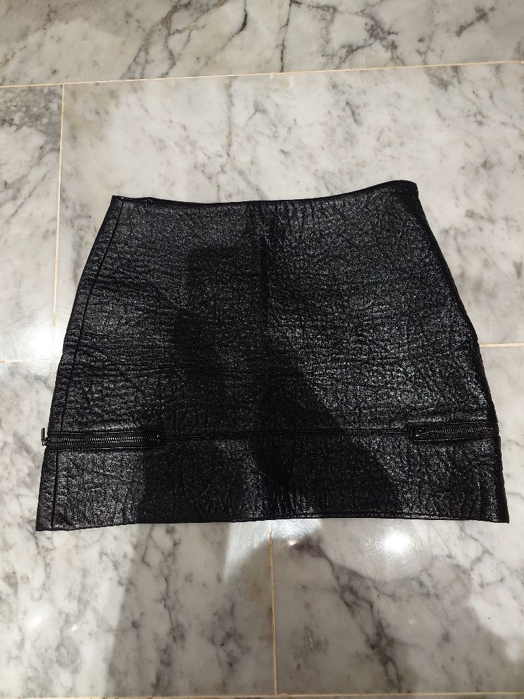 Jupe similicuir zara