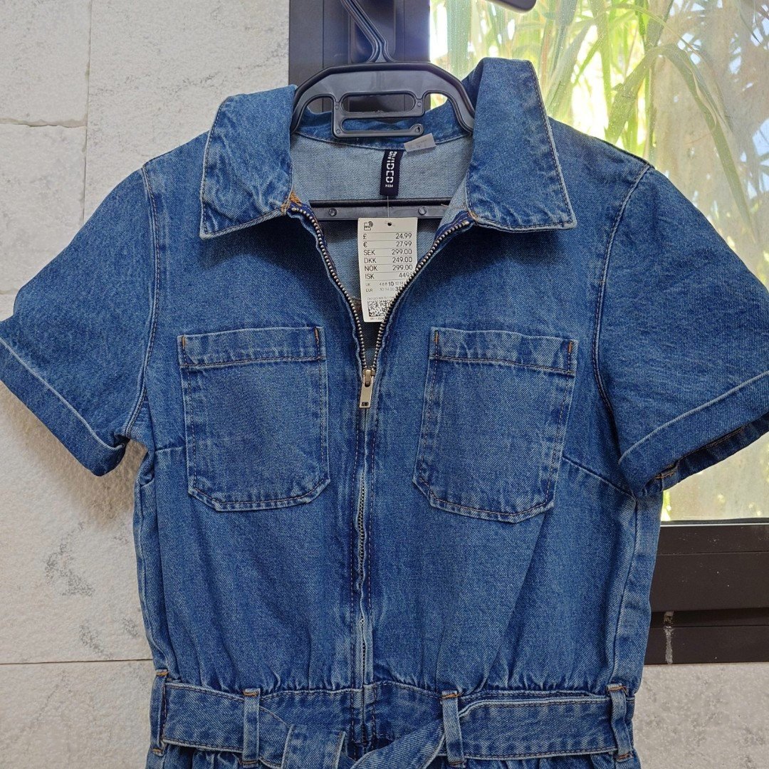 Combi short jean tt neuve h&m
