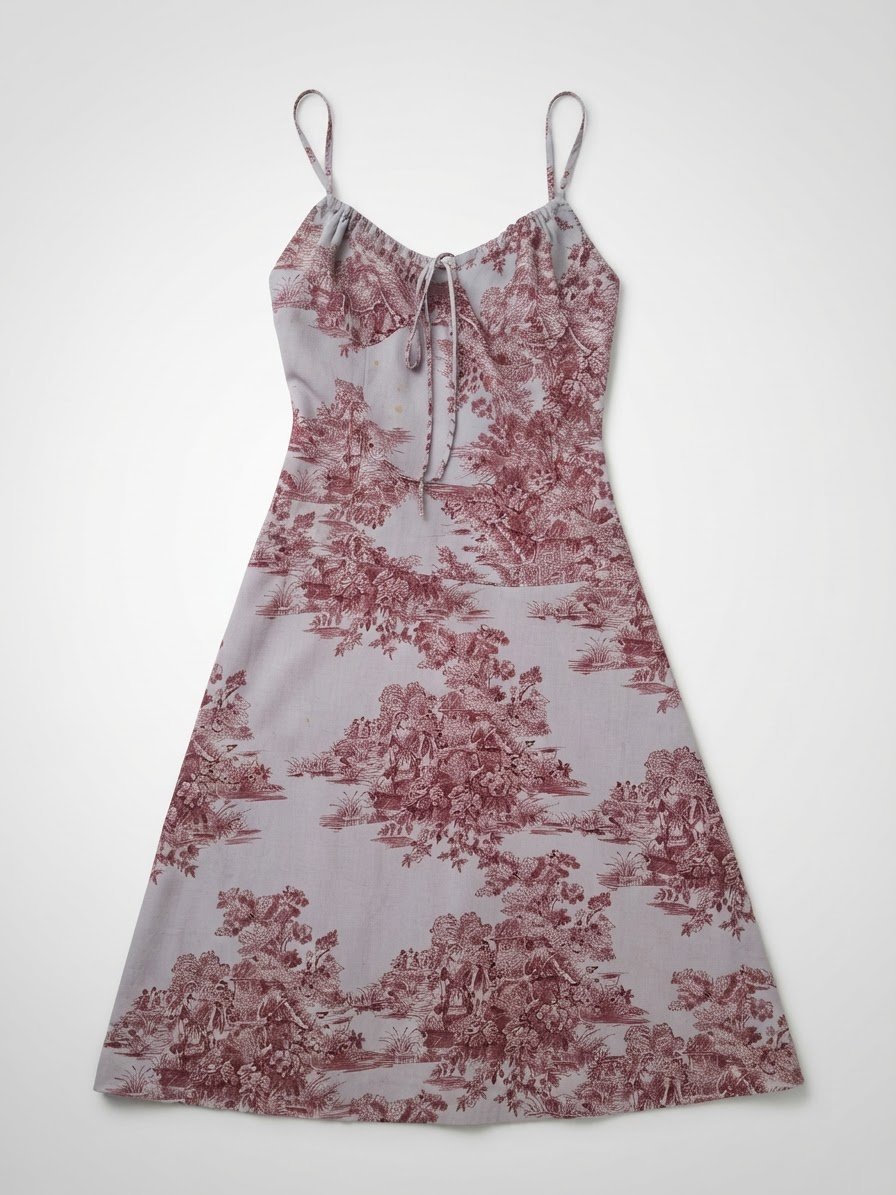 Robe midi fleurie 