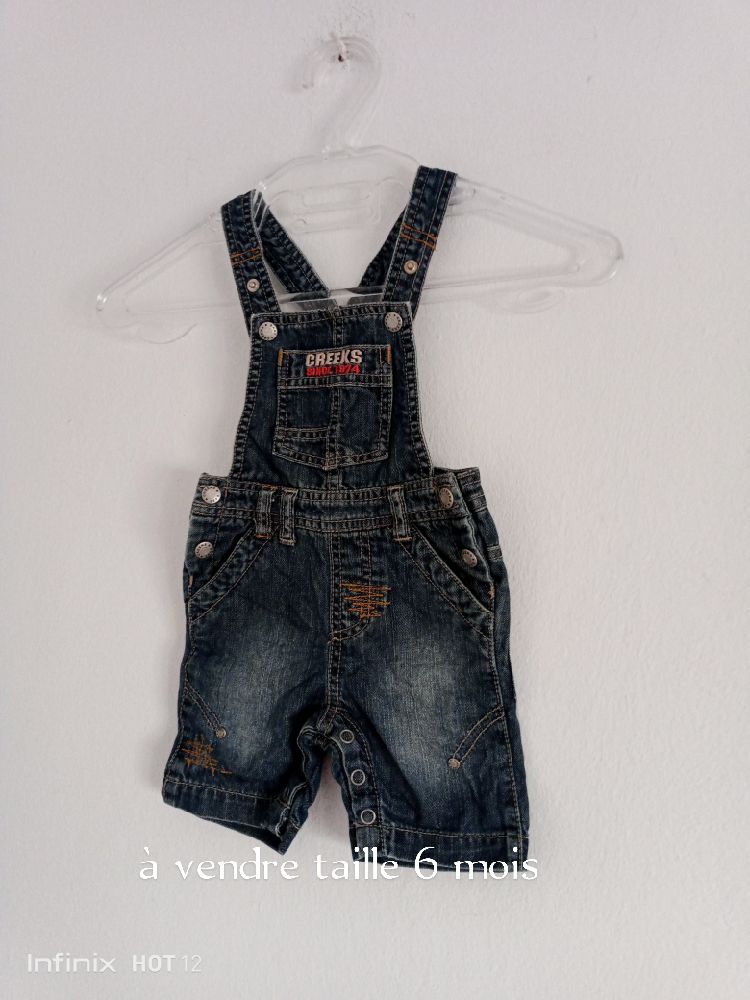 Salopette taille 6 mois 