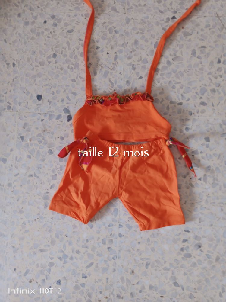 Maillot de fille taille 12 mois 