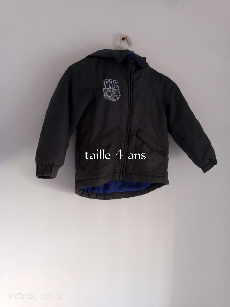 Manteau garçon taille 4 ans