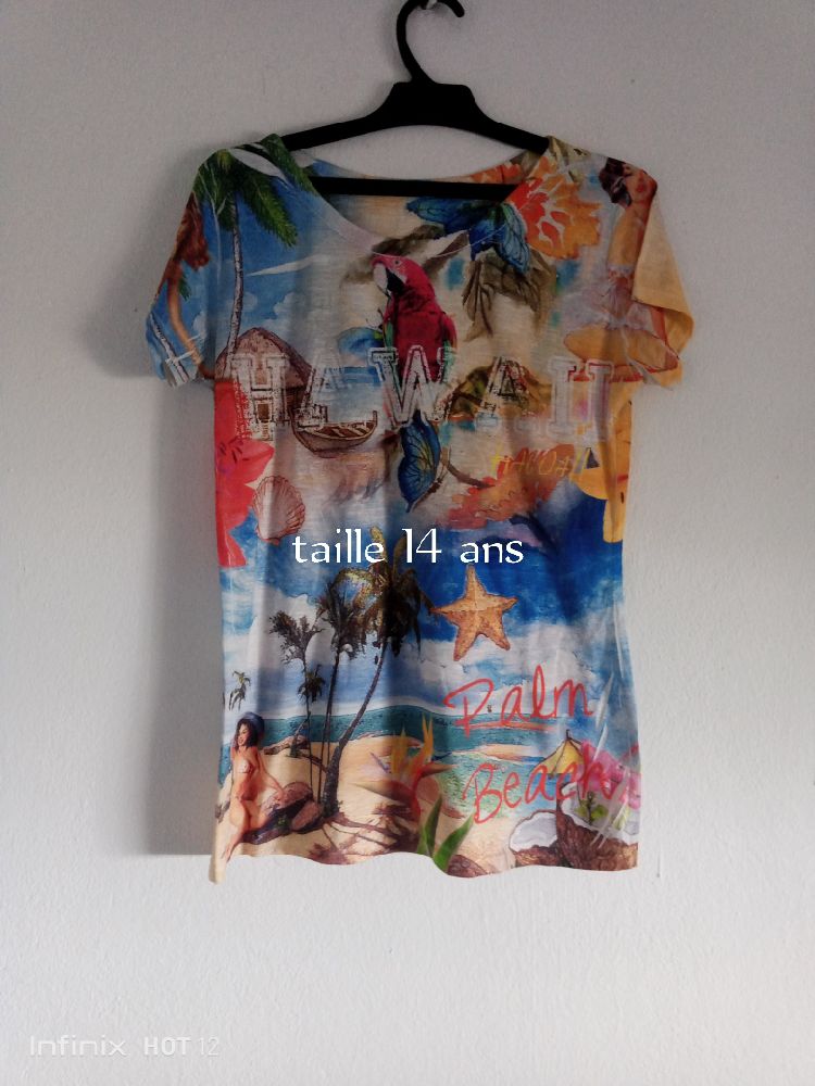 Pull fille taille 14 ans