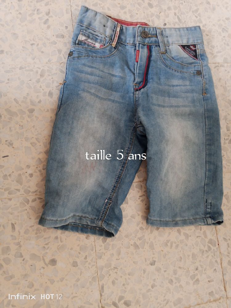 Pantacourt garçon taille 5 ans