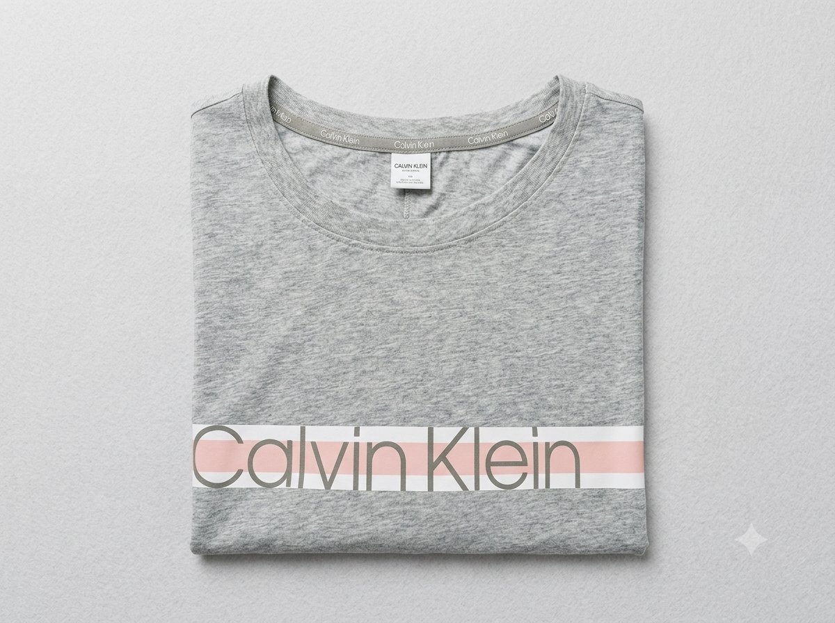  T-shirt de pyjama Calvin Klein Gris - Taille L