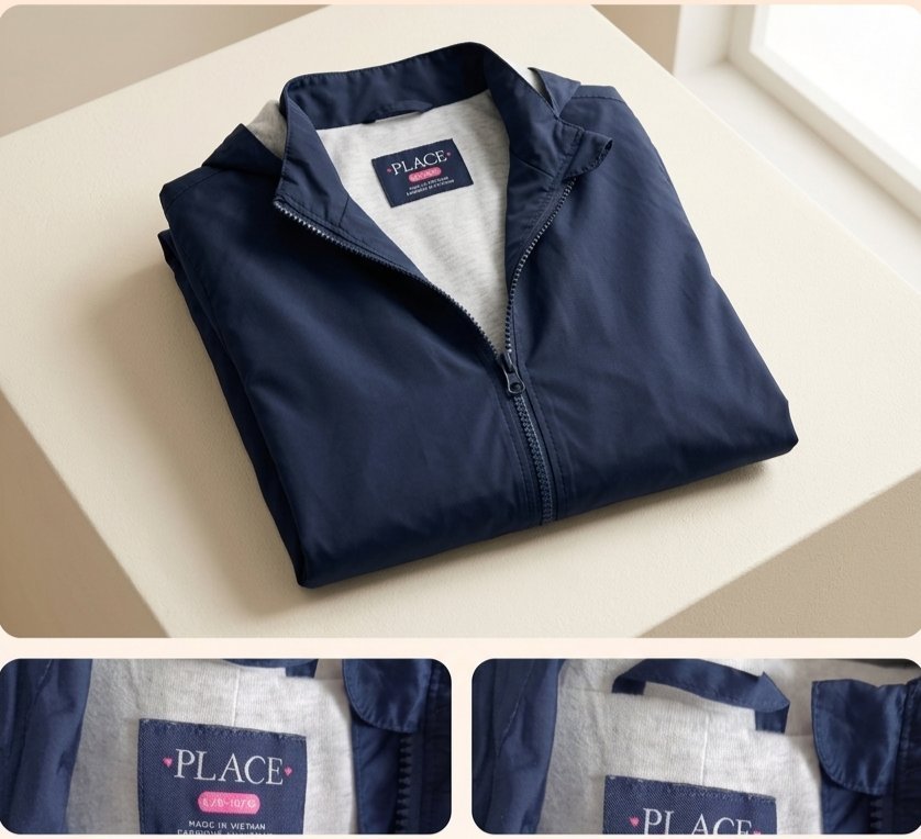 Veste Coupe-vent Marine THE CHILDREN'S PLACE (Taille 10/12)