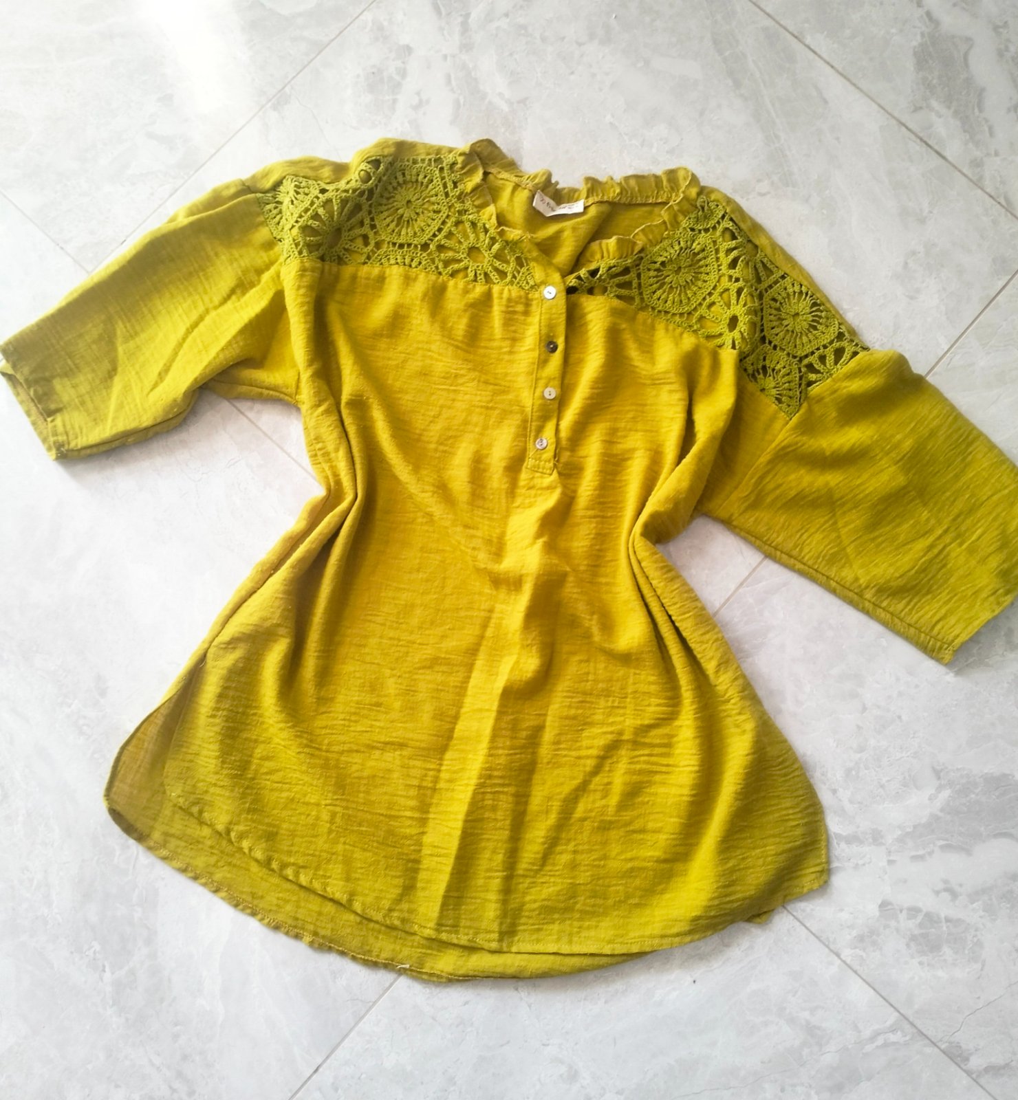 Chemise verte 