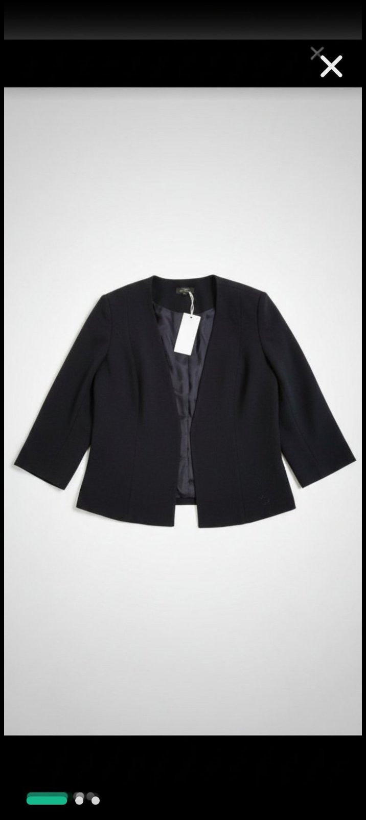Veste manches 3/4