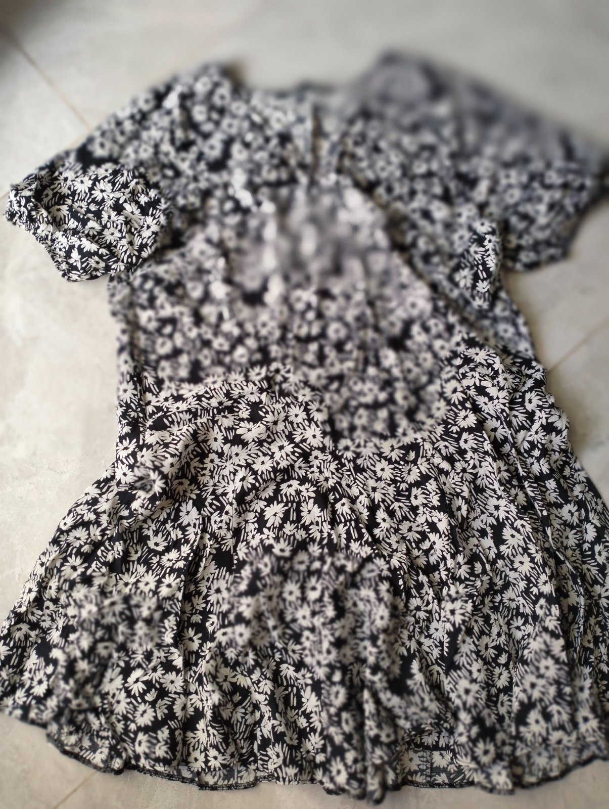 Robe George noir et blanc 