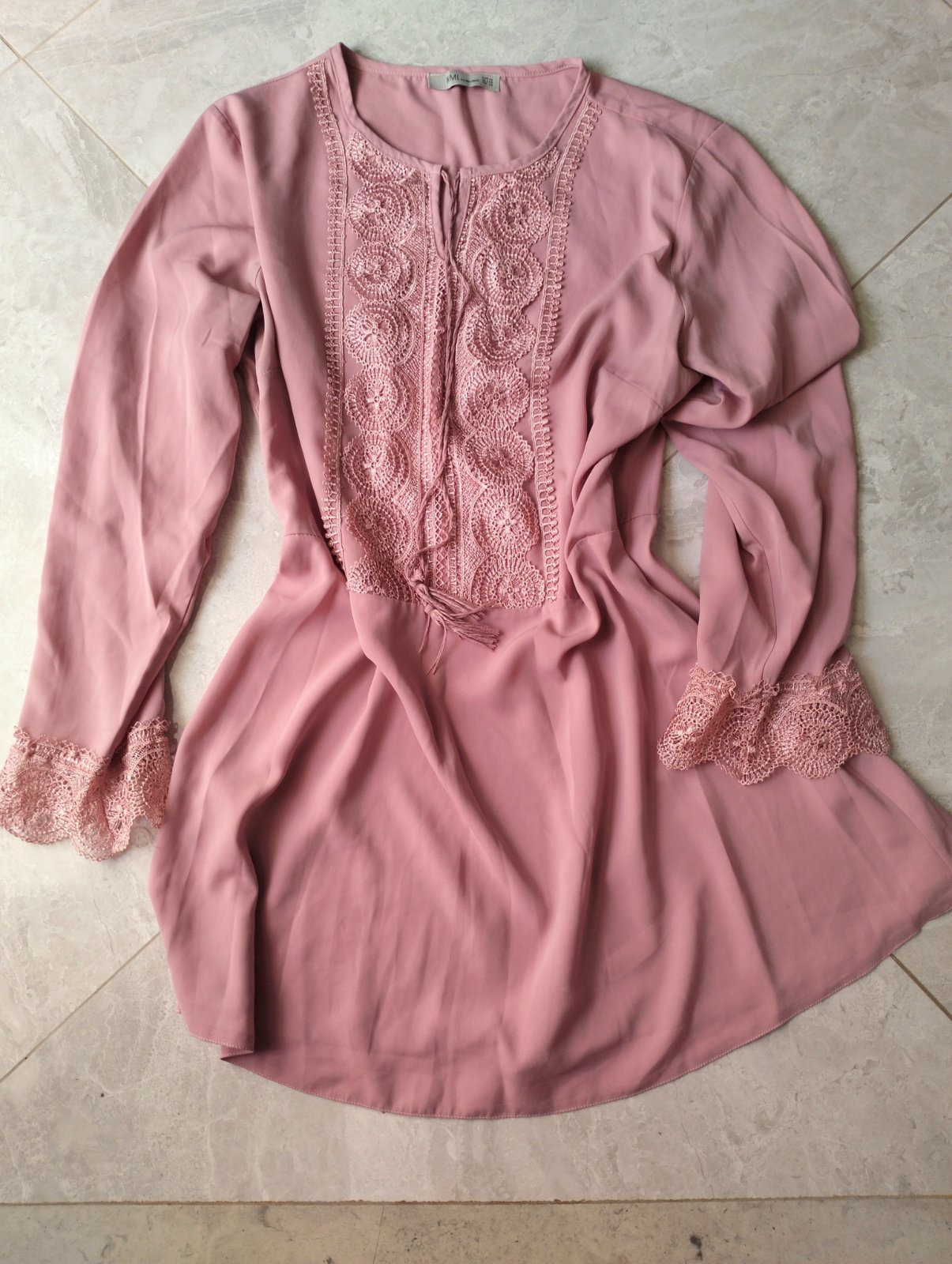 Chemise rose 
