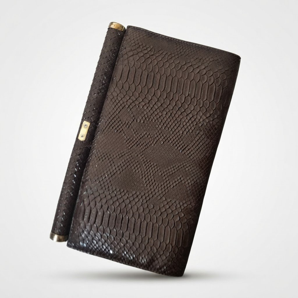 Pochette marron 