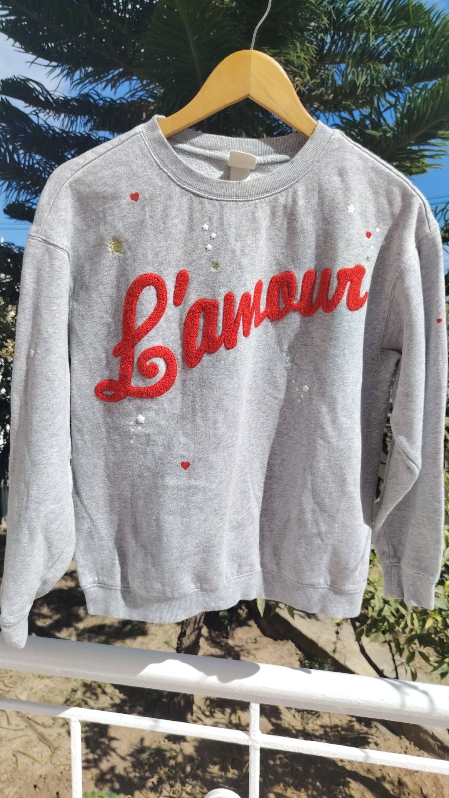 Sweater H&M "L'amour" 