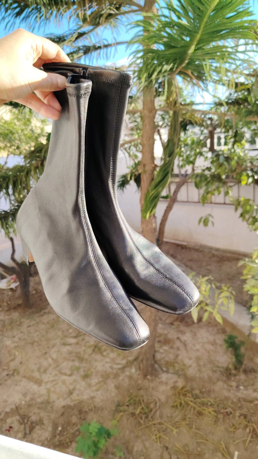 Bottines Mango simili cuir