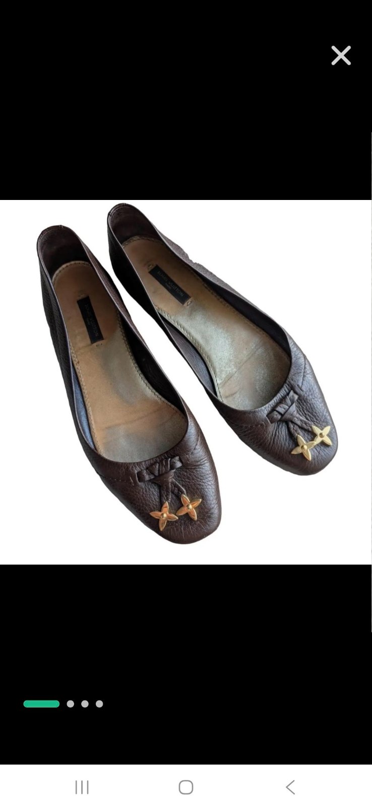 Ballerines LV authentique 