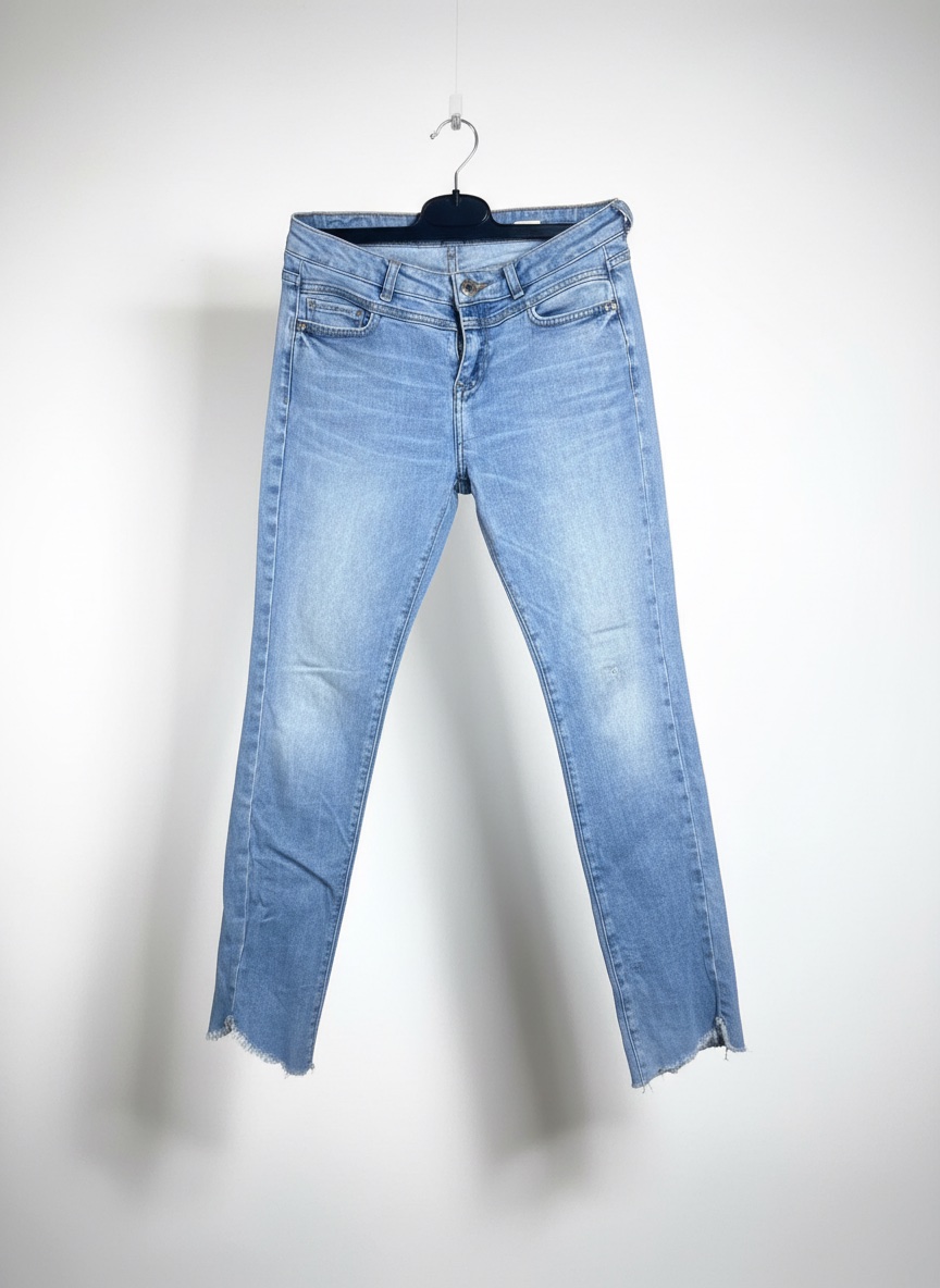 👖 Jean Femme Skinny Bleu Clair LYNNE – Taille 28 ✨