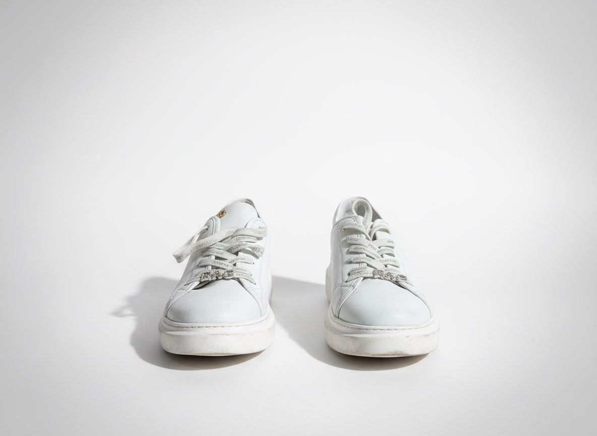 ✨🤍 🤍 Élégantes Baskets blanches Renato Garini R&G