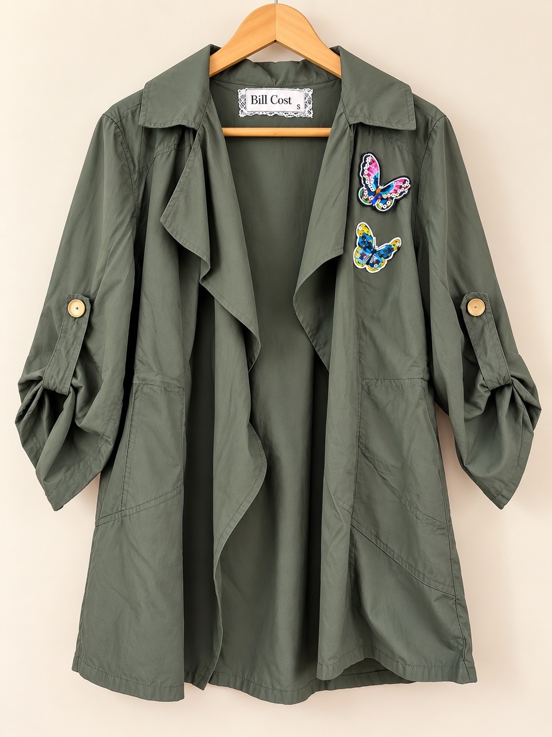 Veste femme kaki Bill Cost – Taille S 🦋