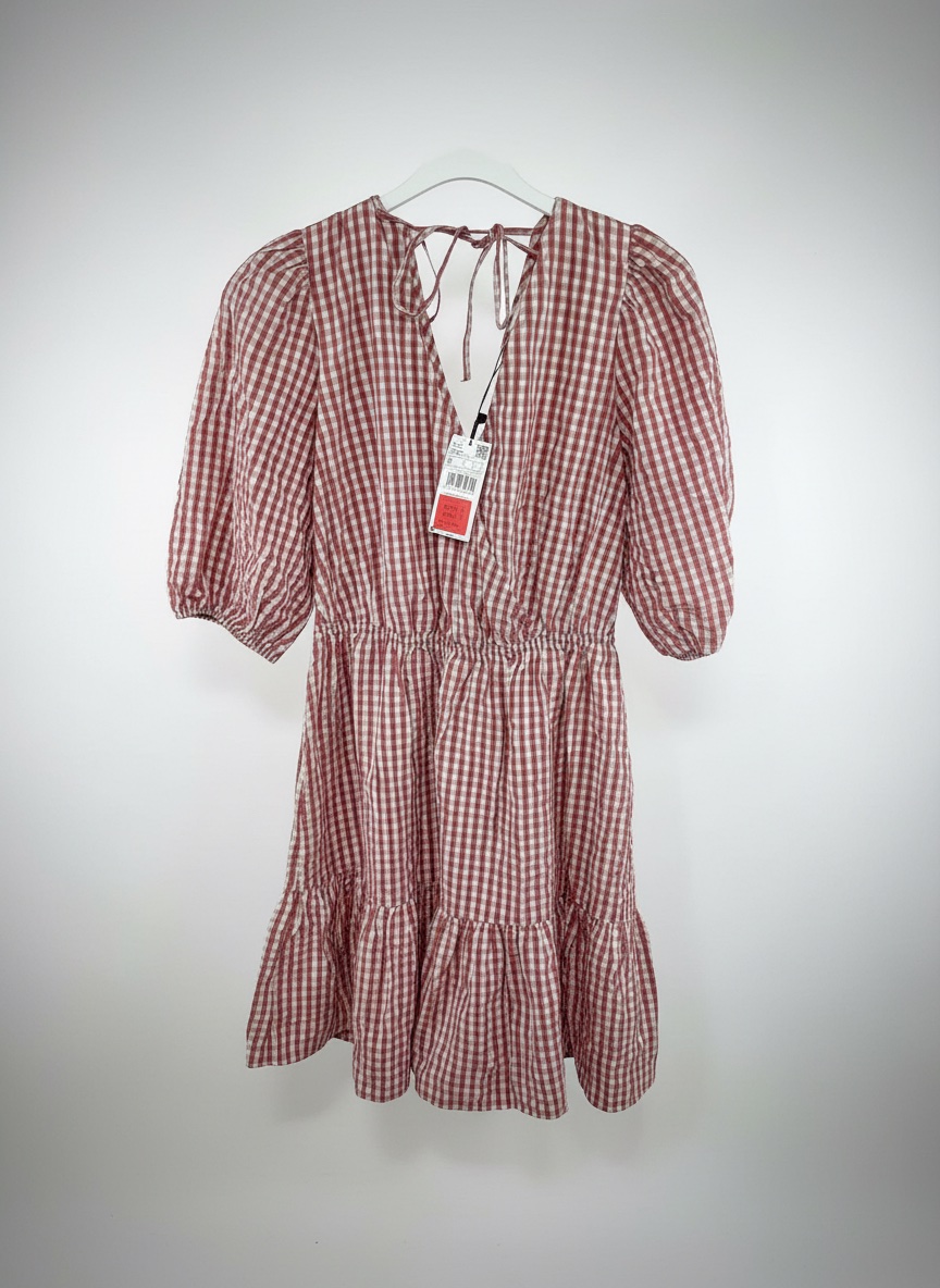 🩷 Robe Vichy Rose – Légère & Tendance 🌸