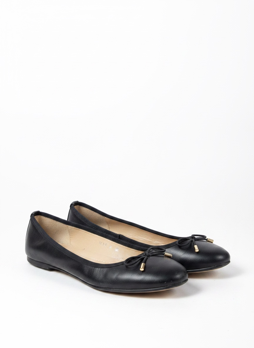 🖤 Ballerines noires classiques – Élégance & Confort ✨