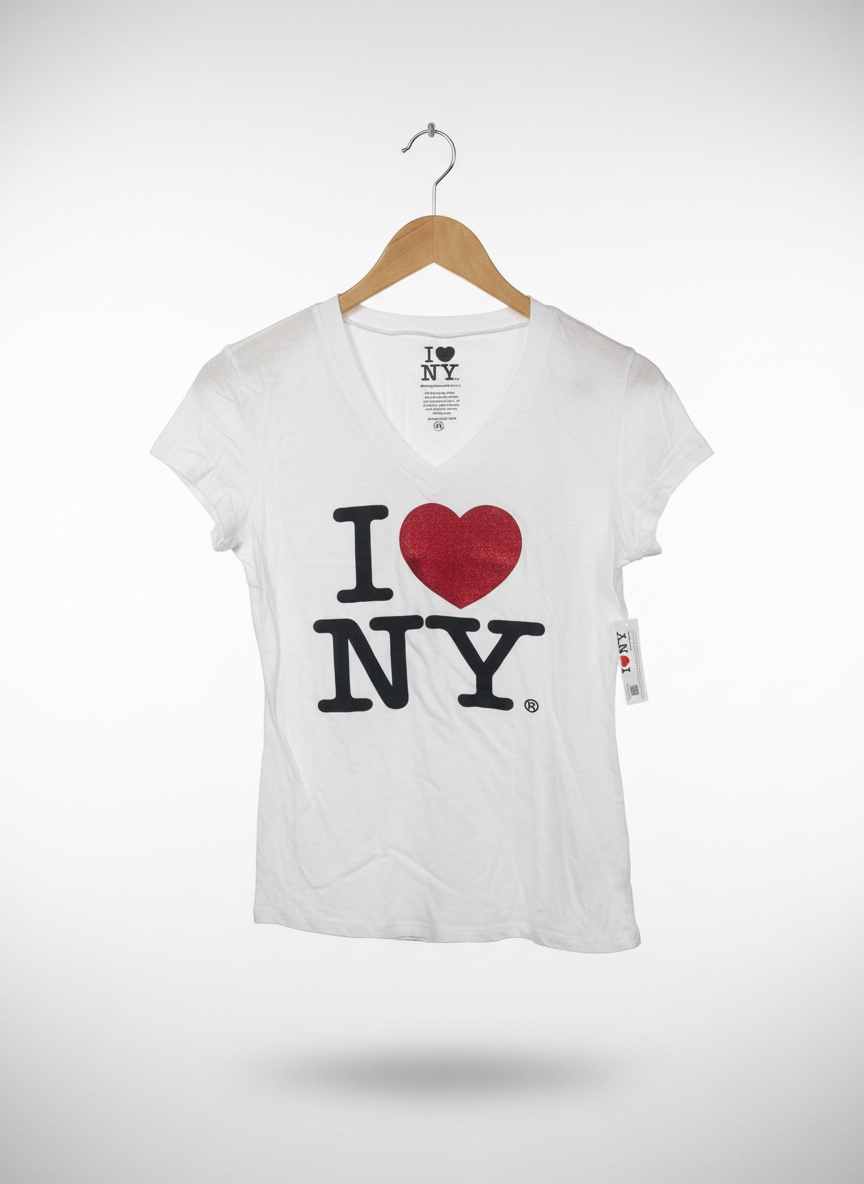 🗽 T-shirt I ❤️ NY Officiel – Taille M 🤍