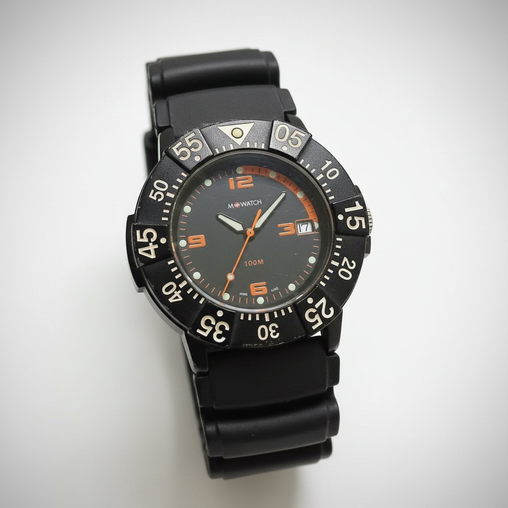 Montre suisse Mondaine M-Watch 100M (Vintage)