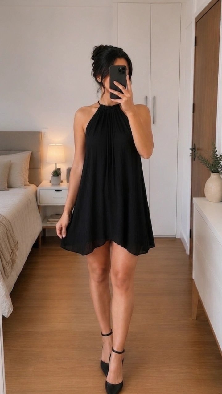 Robe à col halter taille L/xl
