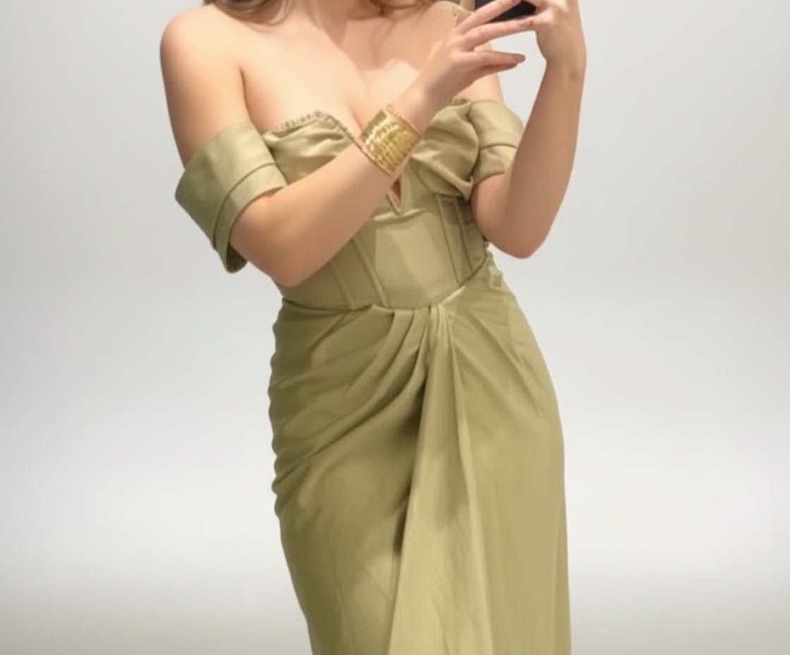 Robe satin