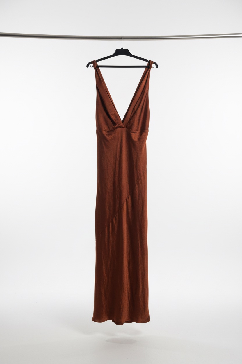 Robe soirée en satin 
