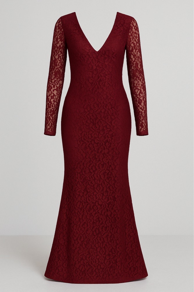 Robe bordeaux 