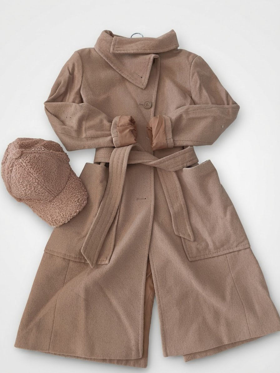 Manteau cachemire + casquette 38/40