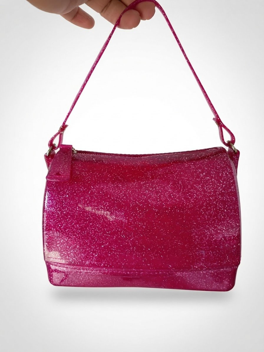  Sac a main rose pailletté tres chic