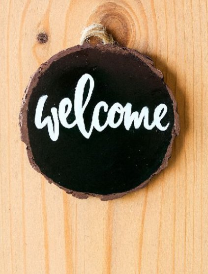 Article de décoration Welcome 