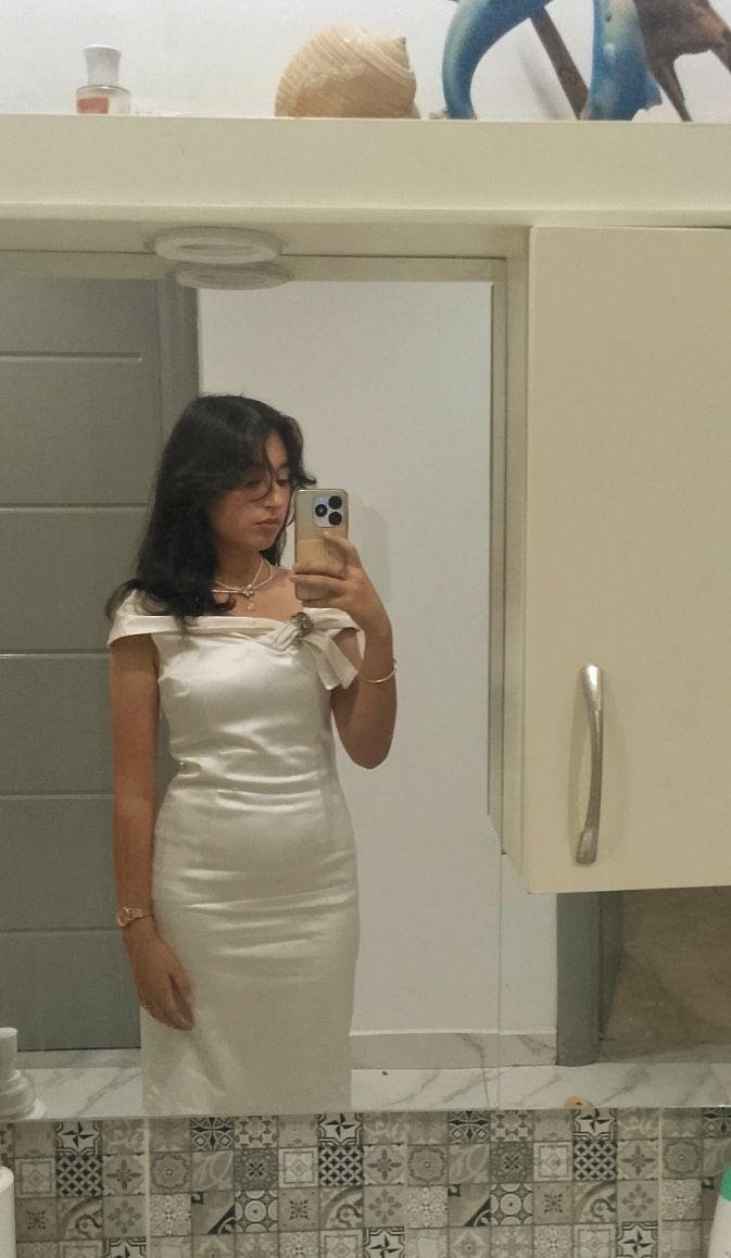 Robe blanche élégante